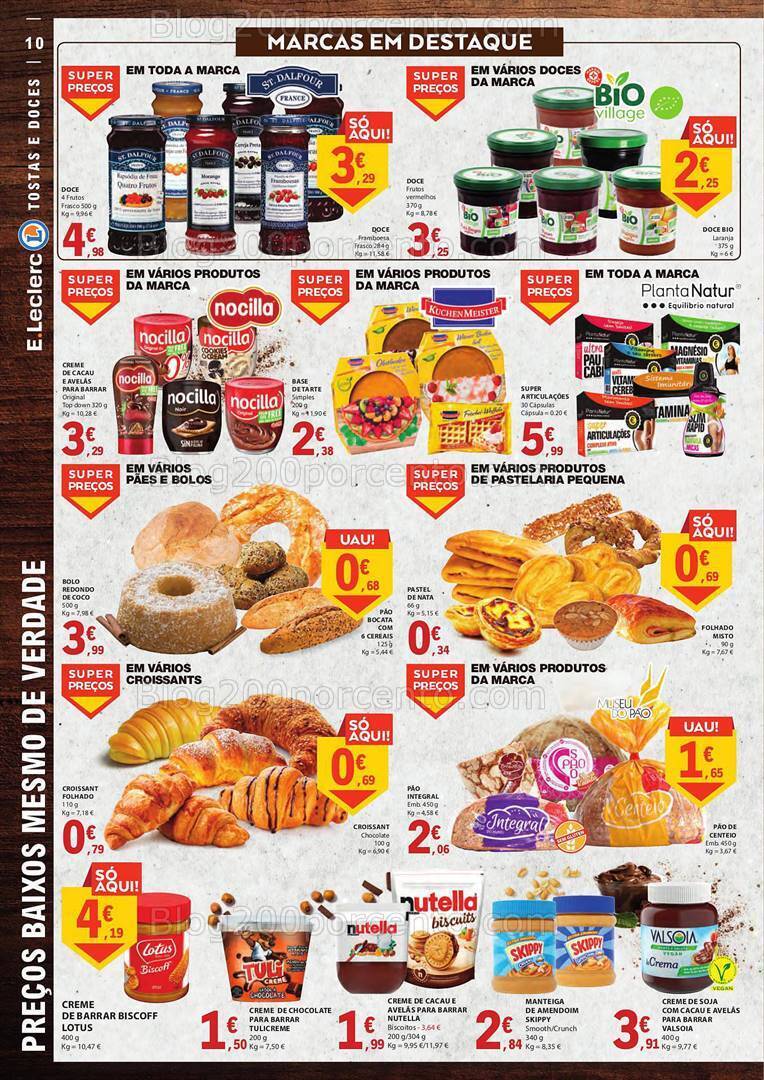 Antevisão Folheto E-LECLERC Especial Bebidas Quentes e Pequeno Almoço Promoções de 3 a 15 outubro