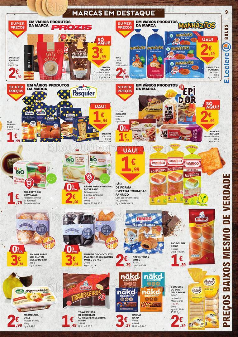 Antevisão Folheto E-LECLERC Especial Bebidas Quentes e Pequeno Almoço Promoções de 3 a 15 outubro