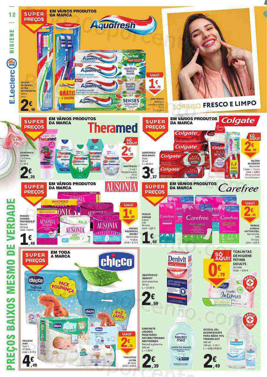 Antevisão Folheto E-LECLERC Especial Beleza Promoções de 18 a 30 abril