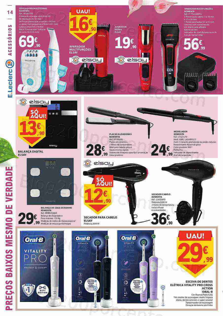 Antevisão Folheto E-LECLERC Especial Beleza Promoções de 18 a 30 abril