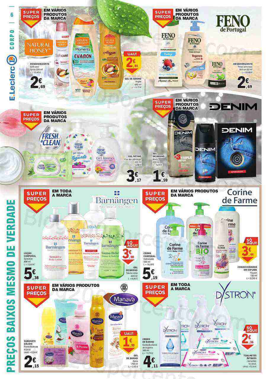 Antevisão Folheto E-LECLERC Especial Beleza Promoções de 18 a 30 abril
