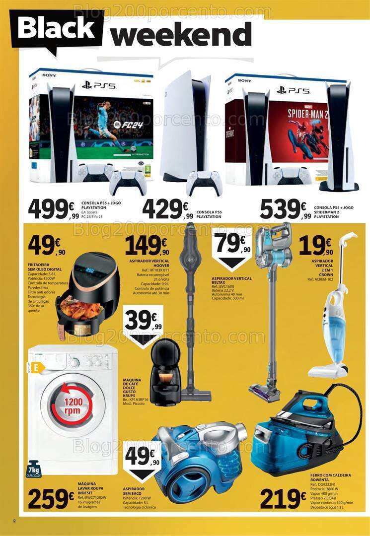 Antevisão Folheto E-LECLERC Black Weekend Promoções de 24 a 26 novembro