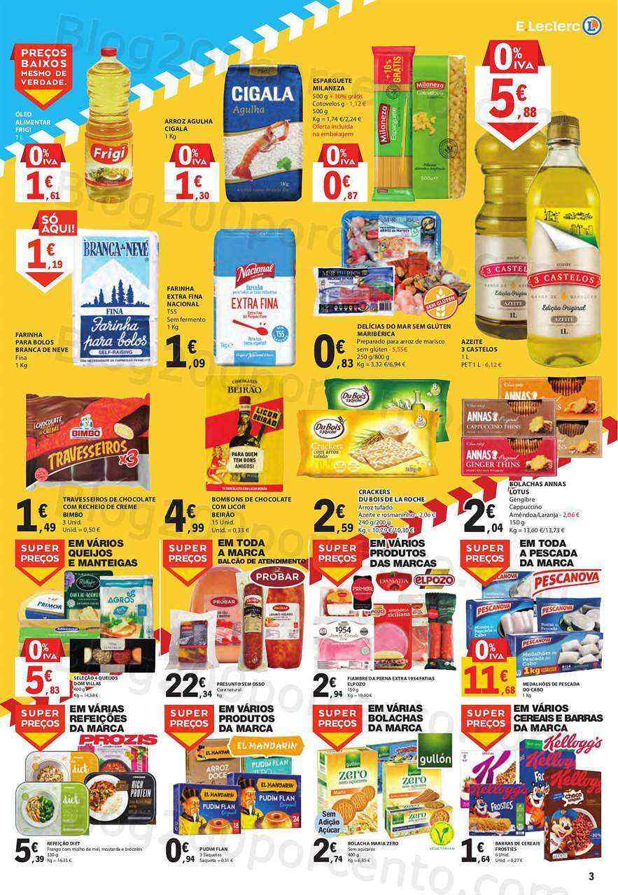 Antevisão Folheto E-LECLERC Promoções Fim de Semana - 2 a 4 junho