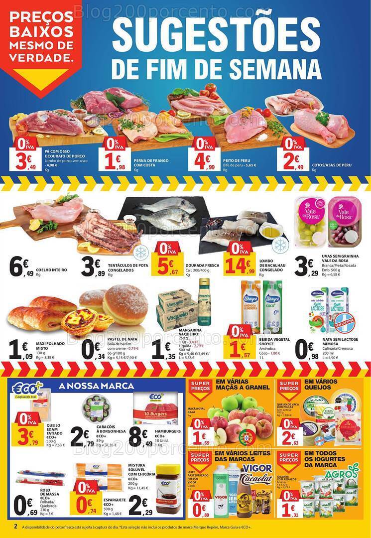 Antevisão Folheto E-LECLERC Promoções Fim de Semana - 22 a 24 setembro