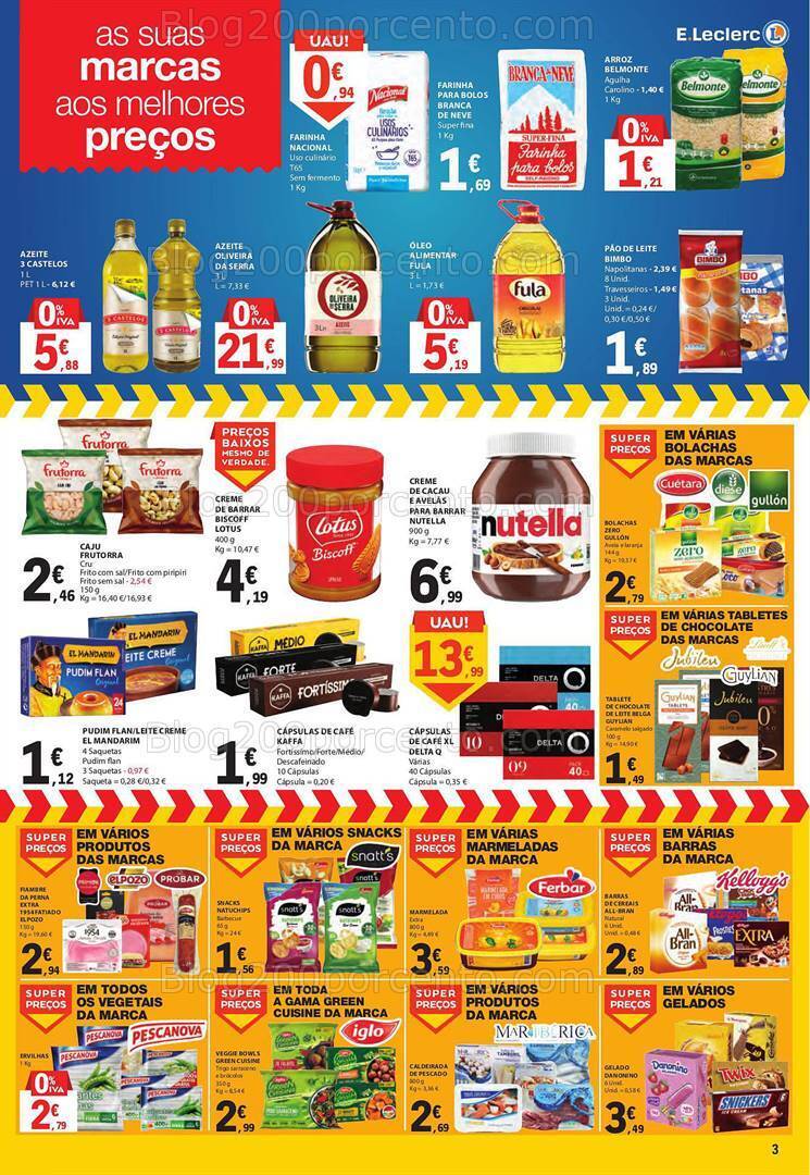 Antevisão Folheto E-LECLERC Promoções Fim de Semana - 22 a 24 setembro