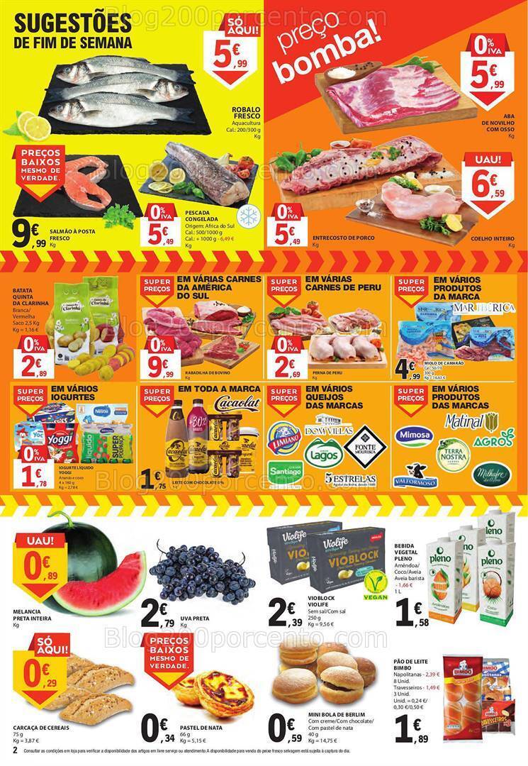 Antevisão Folheto E-LECLERC Promoções Fim de Semana - 8 a 10 setembro