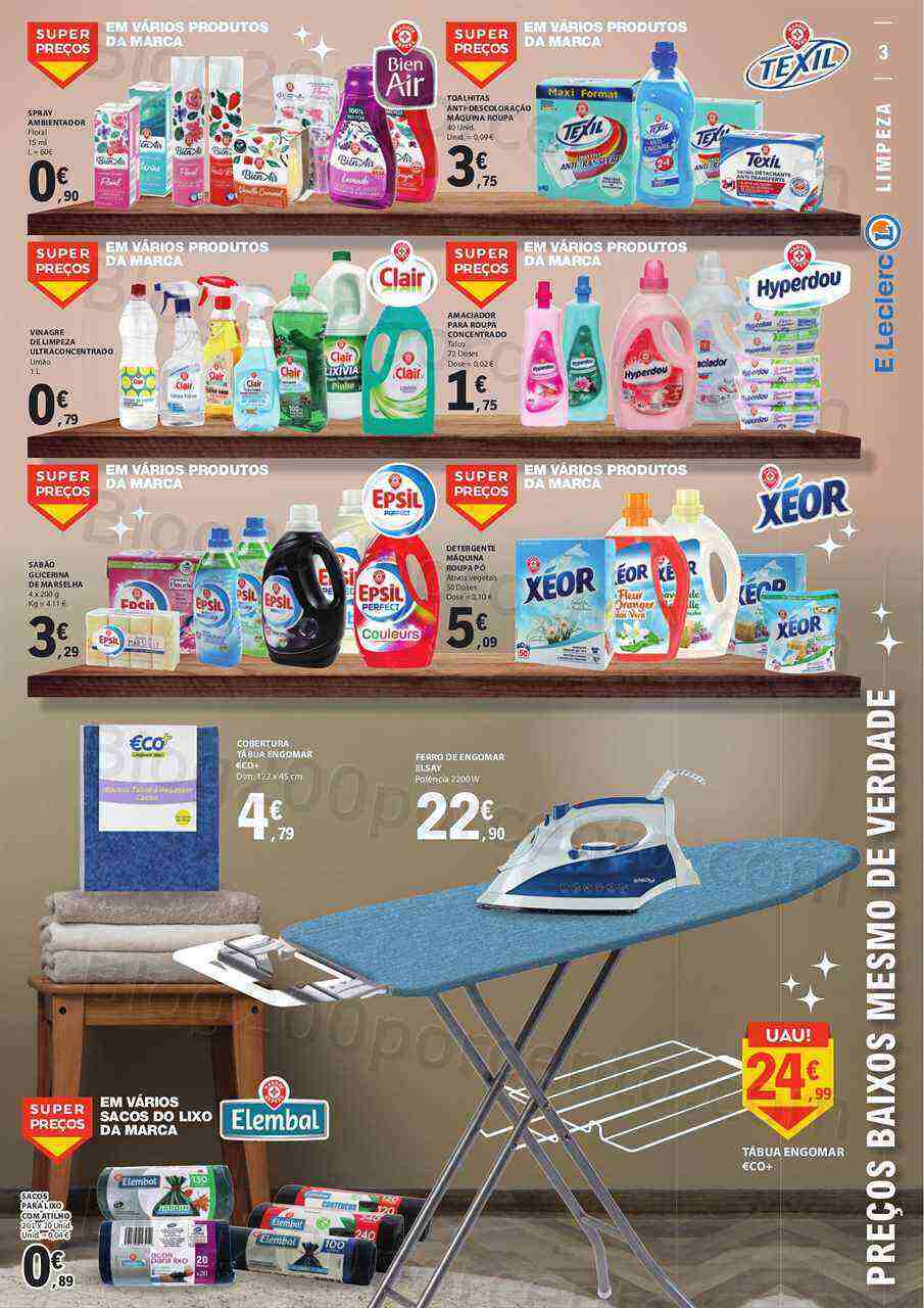 Antevisão Folheto E-LECLERC Bricolage e Limpeza Promoções de 1 a 30 abril