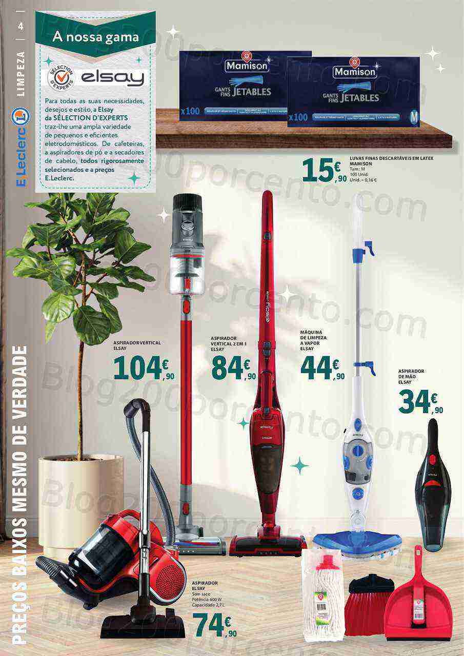 Antevisão Folheto E-LECLERC Bricolage e Limpeza Promoções de 1 a 30 abril