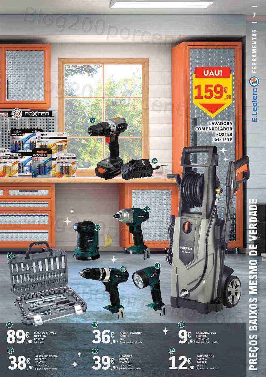 Antevisão Folheto E-LECLERC Bricolage e Limpeza Promoções de 1 a 30 abril