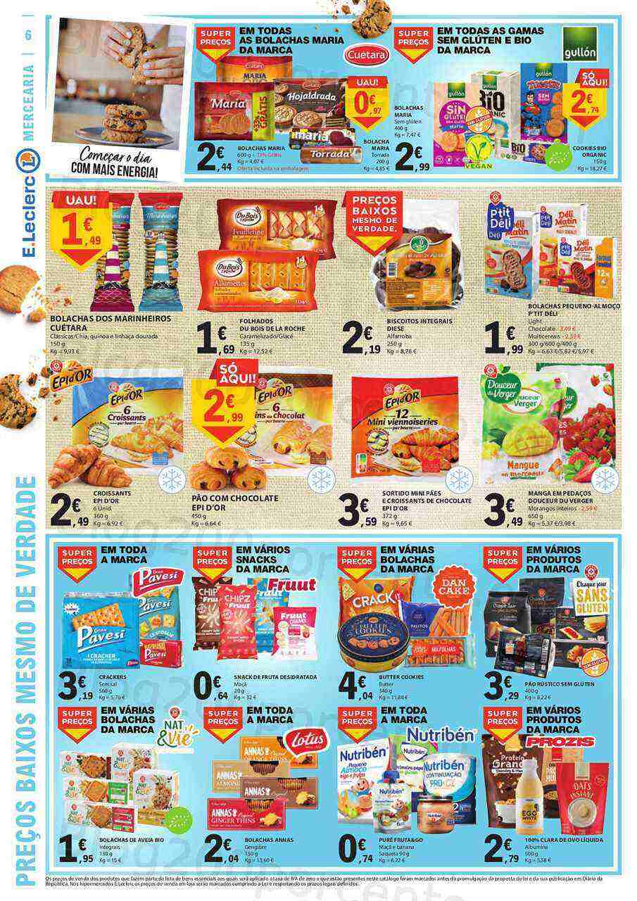 Antevisão Folheto E-LECLERC Especial Pequeno Almoço Promoções de 18 a 30 abril