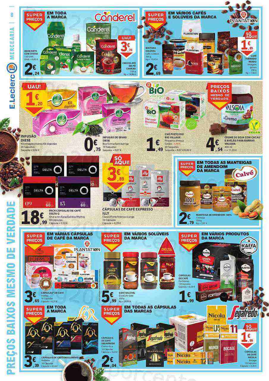 Antevisão Folheto E-LECLERC Especial Pequeno Almoço Promoções de 18 a 30 abril