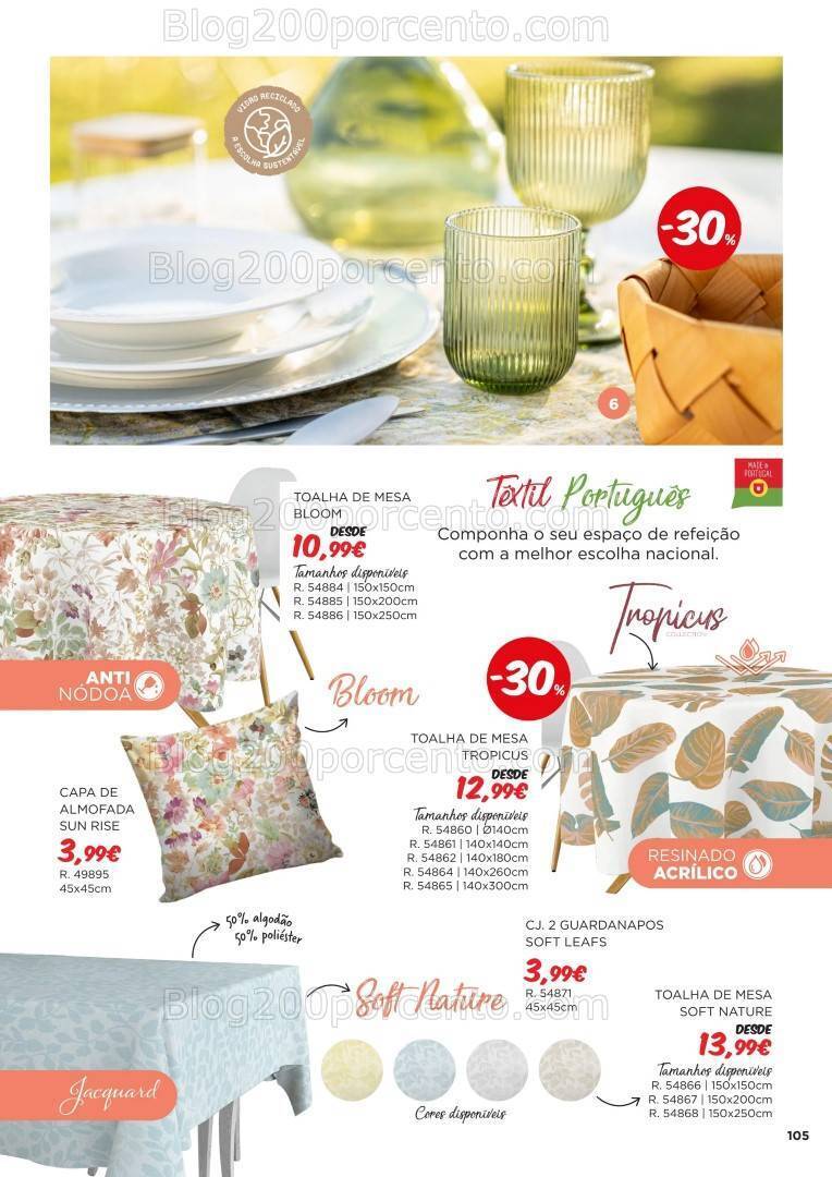 Antevisão Folheto ESPAÇO CASA Promoções Primavera - Verão 2024