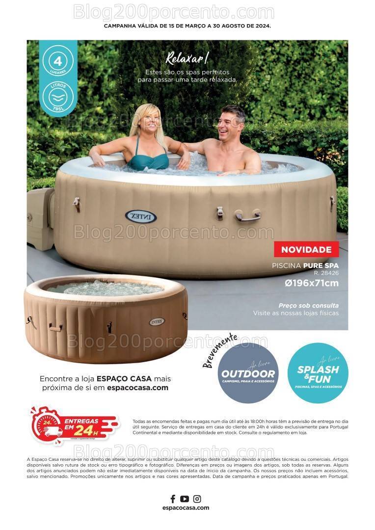 Antevisão Folheto ESPAÇO CASA Promoções Primavera - Verão 2024