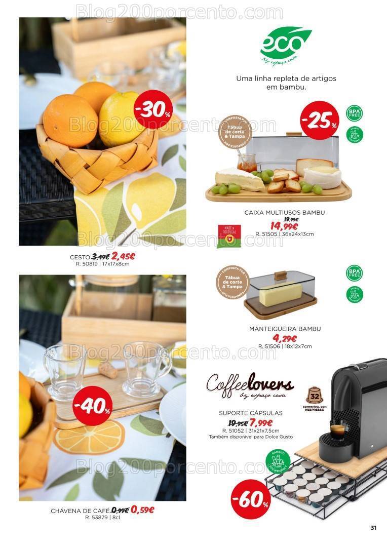 Antevisão Folheto ESPAÇO CASA Promoções Primavera - Verão 2024