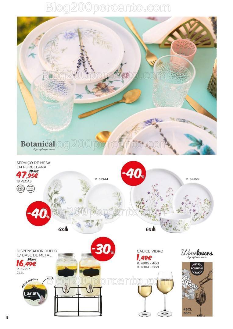 Antevisão Folheto ESPAÇO CASA Promoções Primavera - Verão 2024