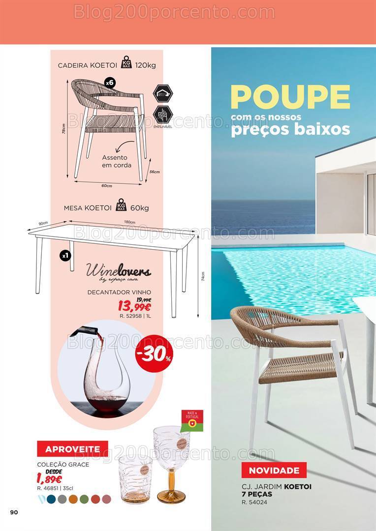 Antevisão Folheto ESPAÇO CASA Promoções Primavera - Verão 2024