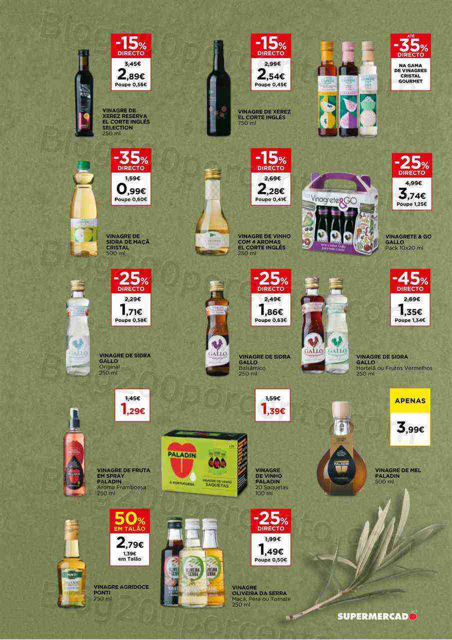 Antevisão Folheto EL CORTE INGLÉS Promoções de 3 a 16 março