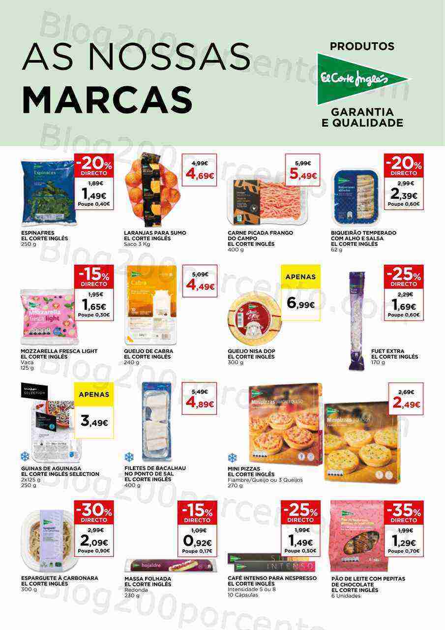 Antevisão Folheto EL CORTE INGLÉS Promoções de 3 a 16 março