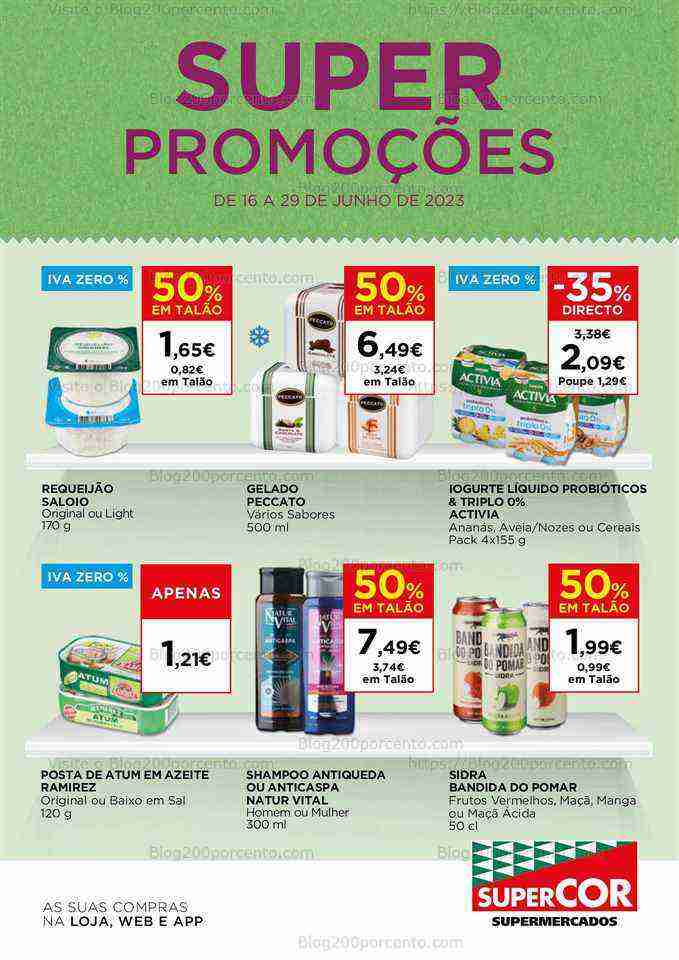 Antevisão Folheto EL CORTE INGLÉS Supermercado Promoções de 16 a 29 junho