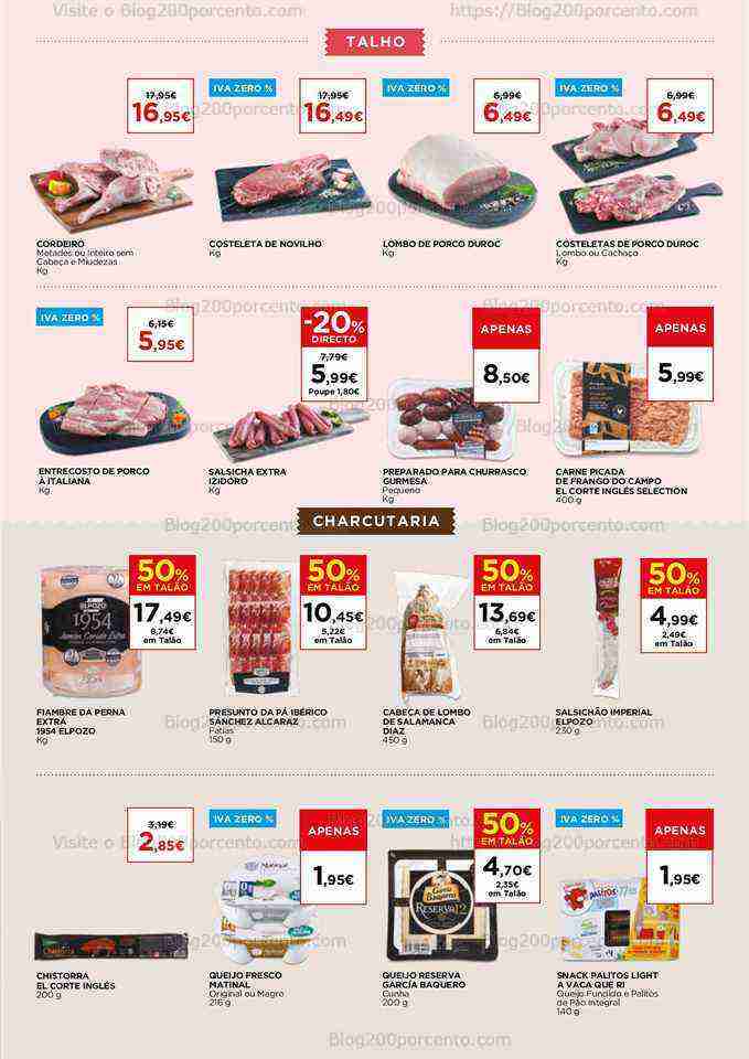 Antevisão Folheto EL CORTE INGLÉS Supermercado Promoções de 16 a 29 junho