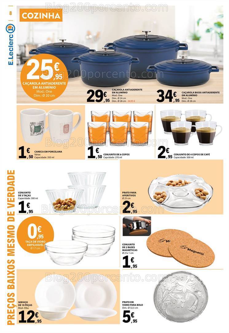 Antevisão Folheto E-LECLERC Bazar Promoções de 14 a 27 março