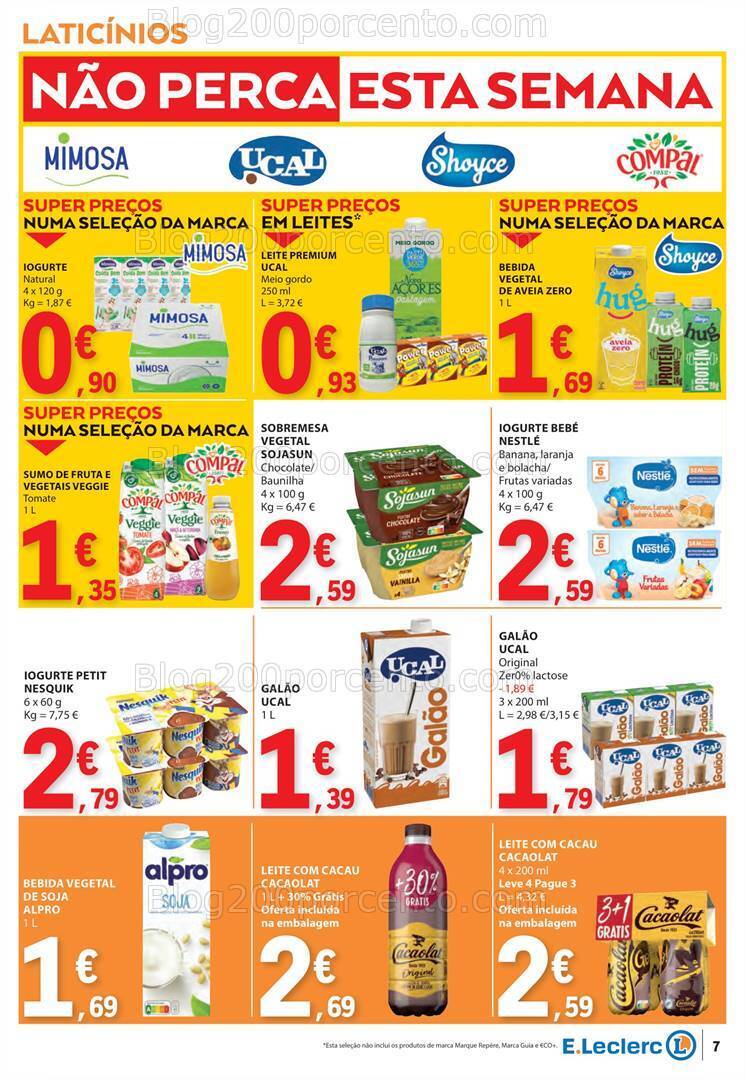 Antevisão Folheto E-LECLERC Promoções de 14 a 20 março