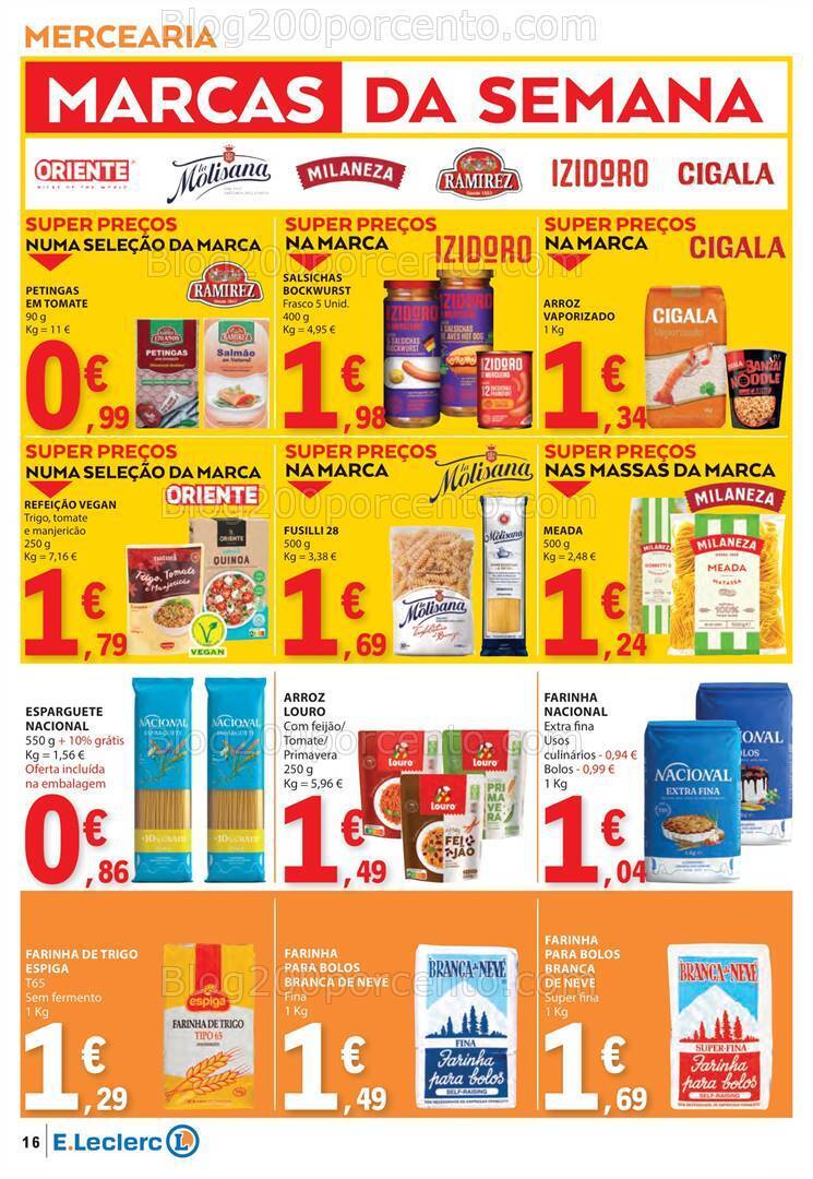 Antevisão Folheto E-LECLERC Promoções de 14 a 20 março