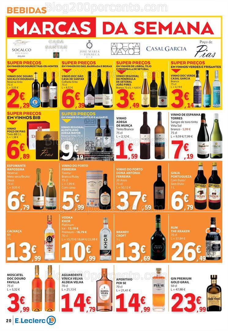 Antevisão Folheto E-LECLERC Promoções de 14 a 20 março