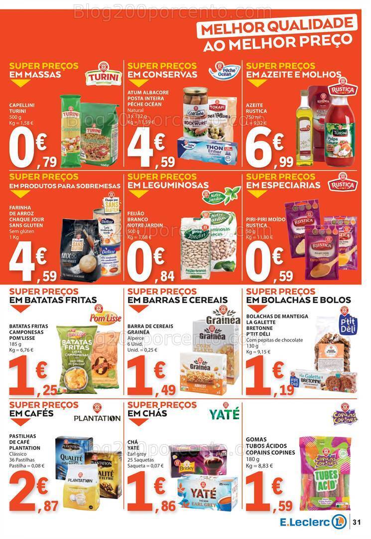 Antevisão Folheto E-LECLERC Promoções de 14 a 20 março