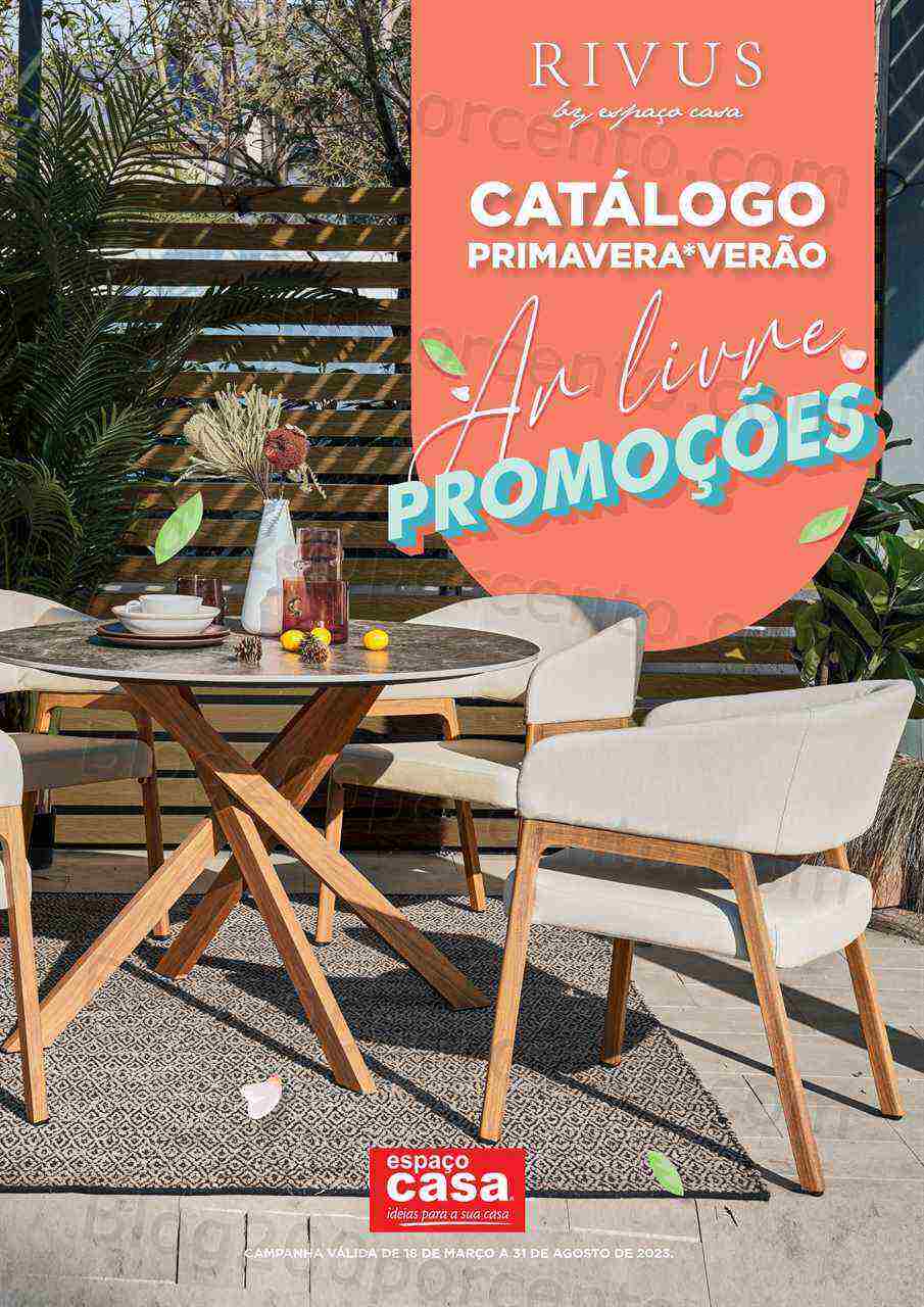 Novo Folheto ESPAÇO CASA Promoções até 31 agosto