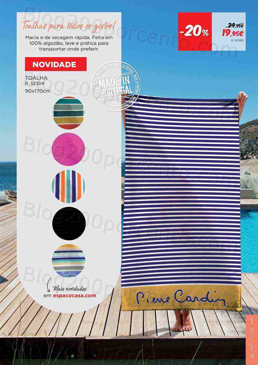 Novo Folheto ESPAÇO CASA Promoções até 31 agosto