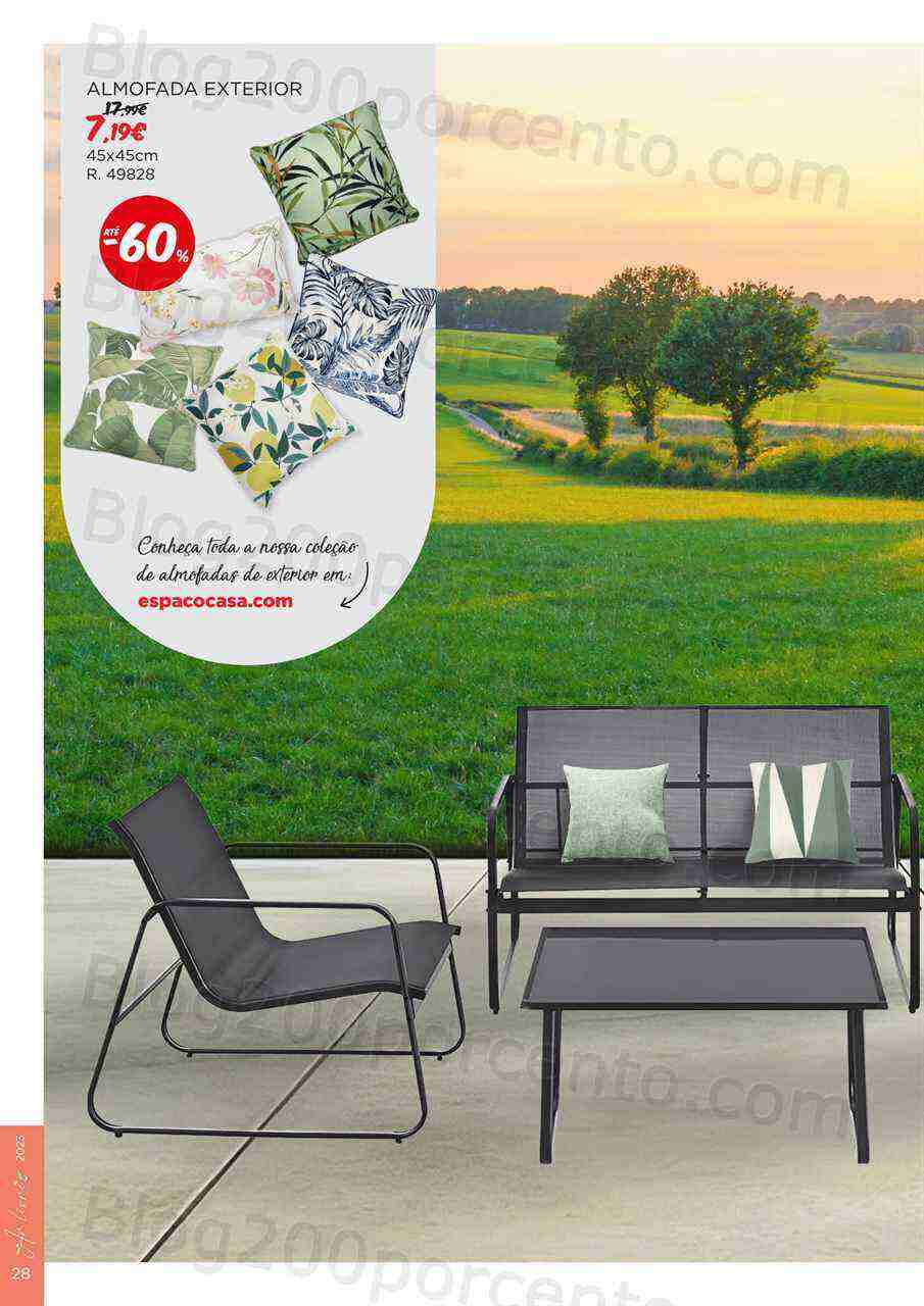 Novo Folheto ESPAÇO CASA Promoções até 31 agosto