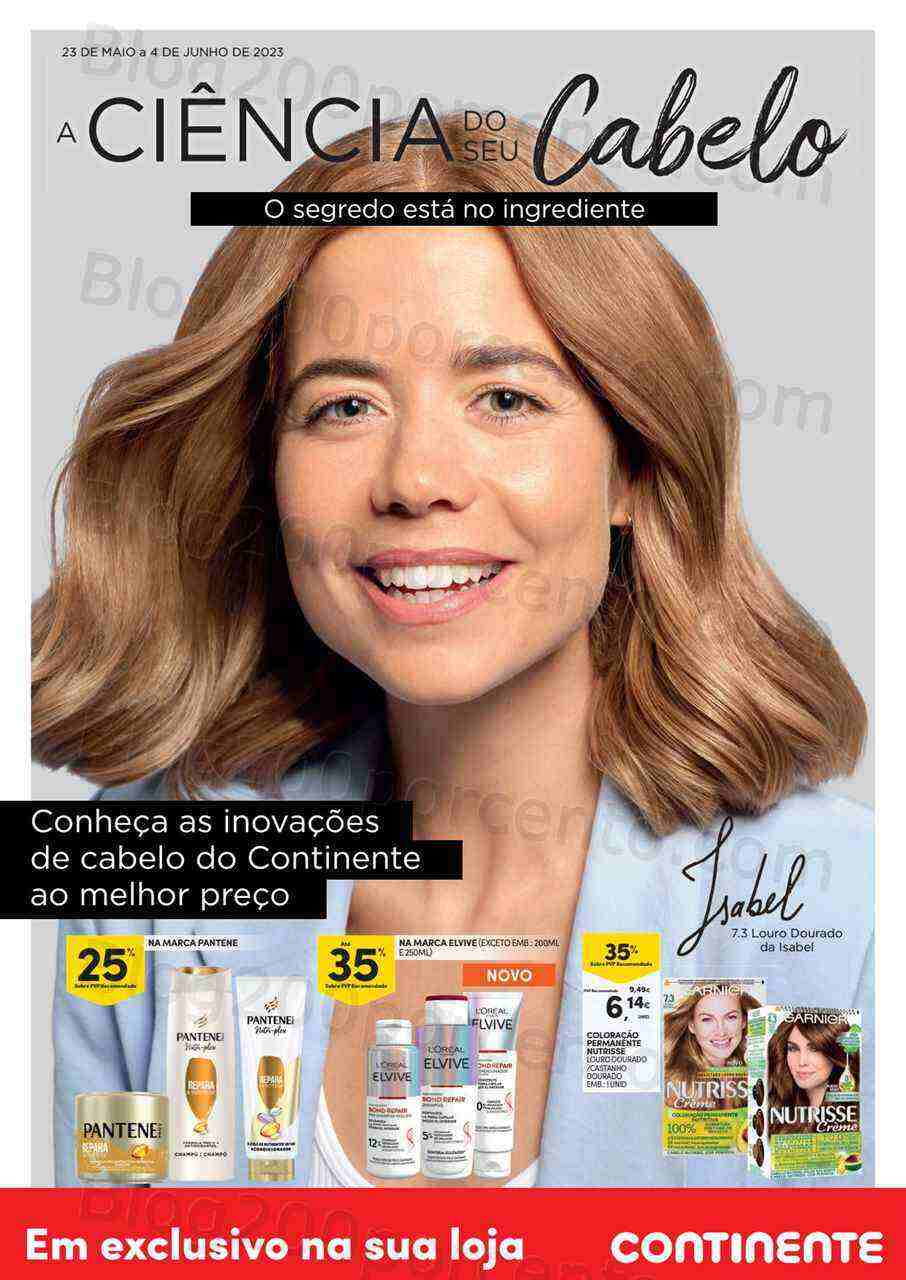 Antevisão Folheto CONTINENTE Especial Beleza Promoções de 23 maio a 4 junho