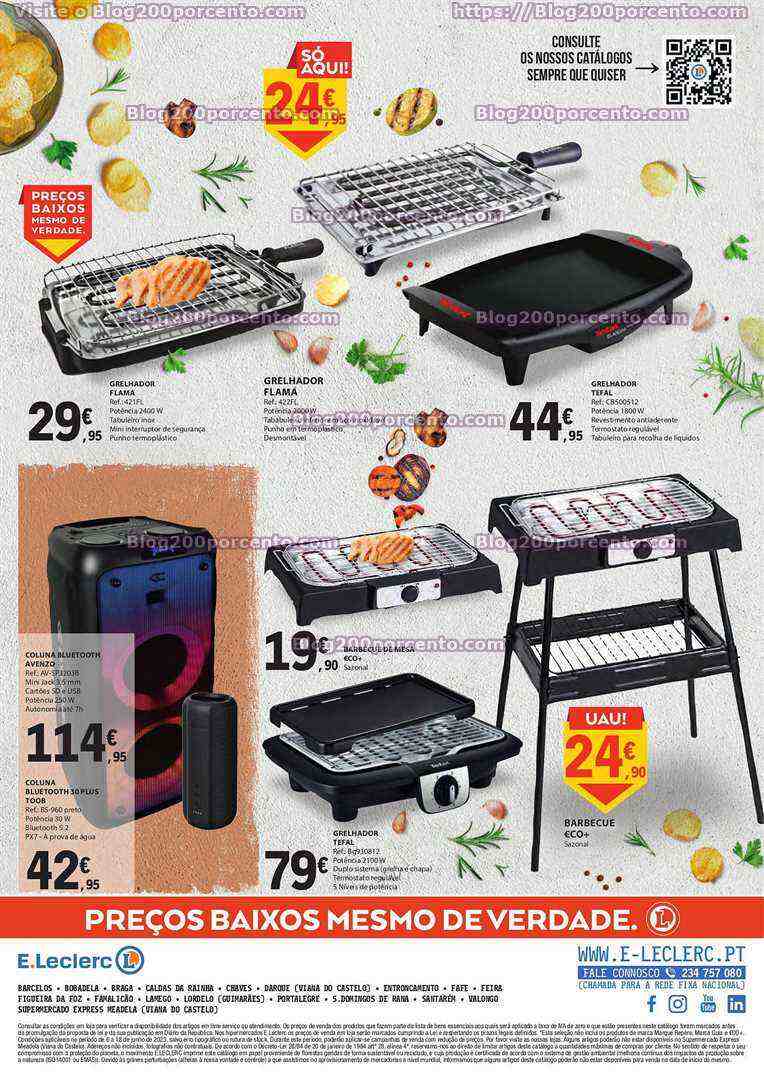 Antevisão Folheto E-LECLERC Especial Churrasco Promoções de 6 a 18 junho