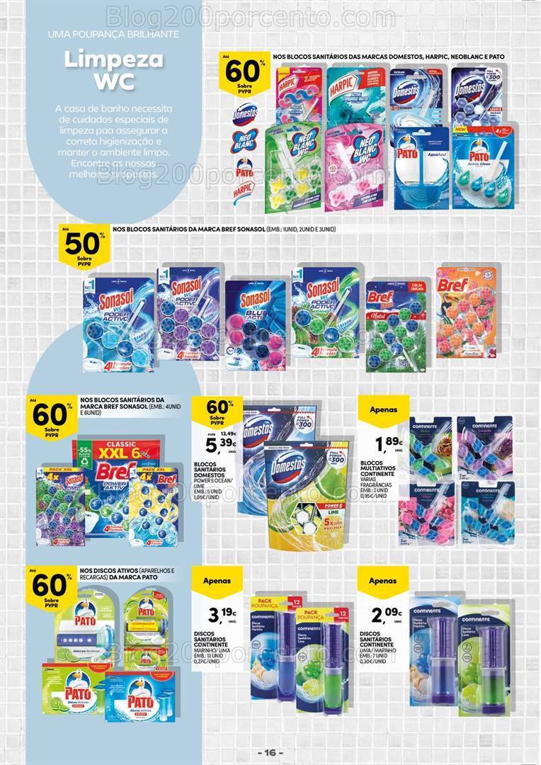 Antevisão Folheto CONTINENTE Especial Limpeza Promoções de 2 a 14 janeiro