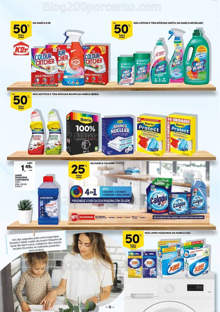 Antevisão Folheto CONTINENTE Especial Limpeza Promoções de 2 a 14 janeiro