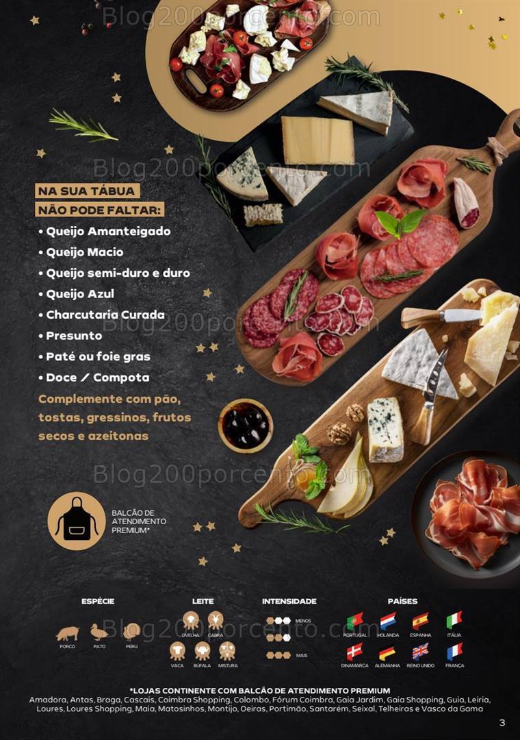 Antevisão Folheto CONTINENTE Especial Queijos e Enchidos -21 novembro a 31 dezembro