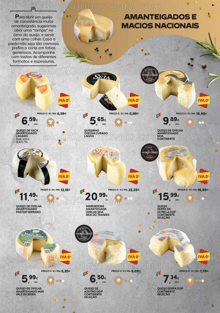 Antevisão Folheto CONTINENTE Especial Queijos e Enchidos -21 novembro a 31 dezembro