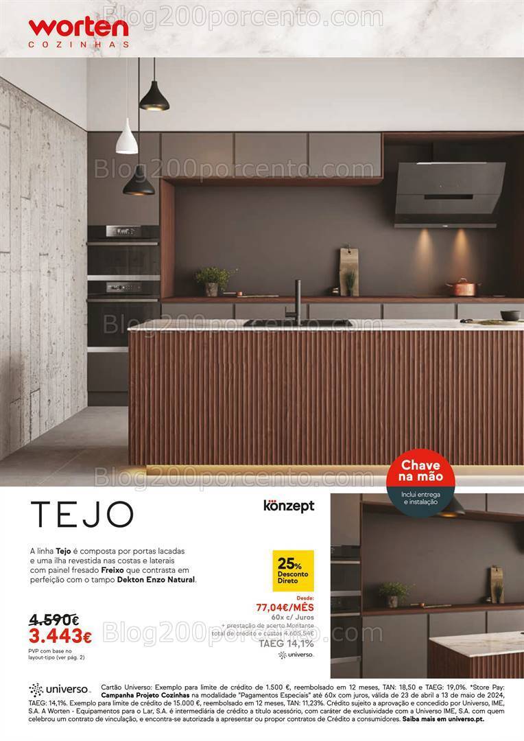 Antevisão Folheto WORTEN Especial Cozinhas Promoções de 23 abril a 13 maio