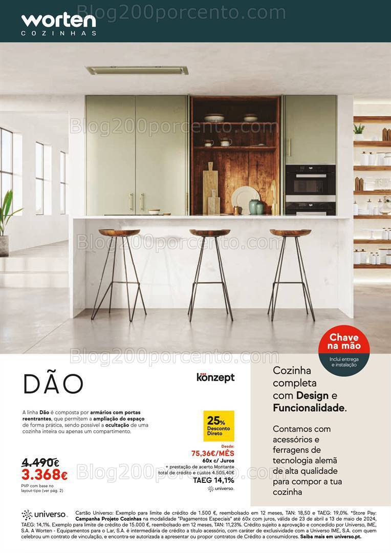 Antevisão Folheto WORTEN Especial Cozinhas Promoções de 23 abril a 13 maio