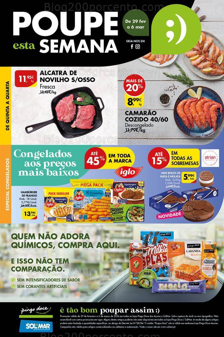Antevisão Folheto PINGO DOCE Açores Promoções de 29 fevereiro a 6 março