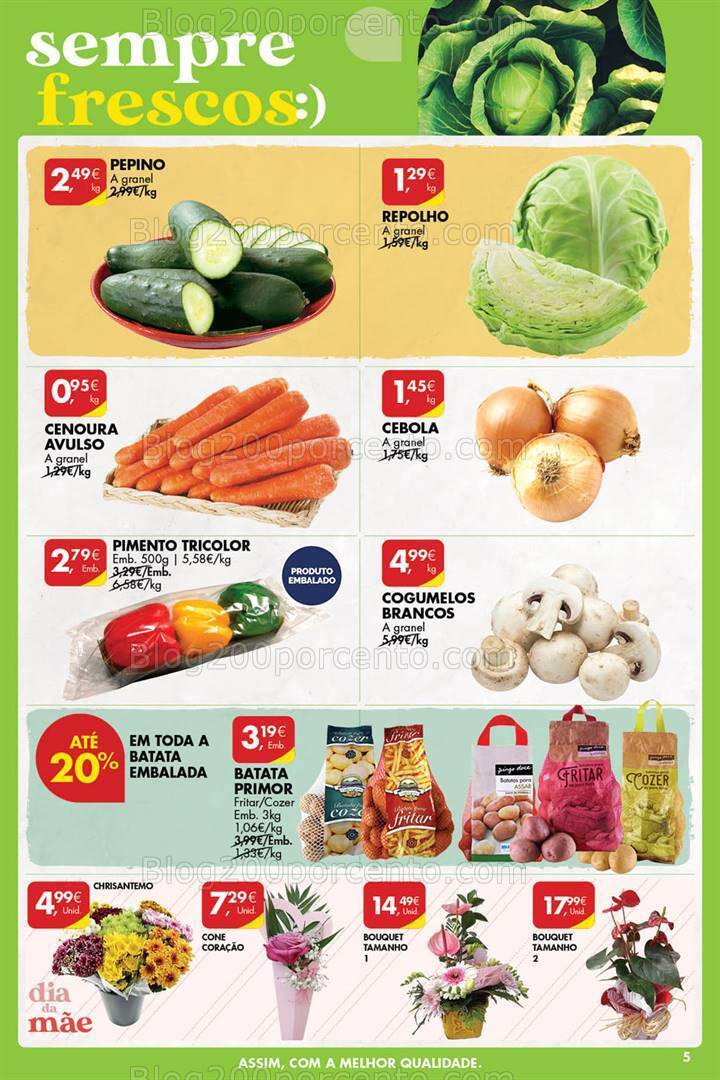 Antevisão Folheto PINGO DOCE Açores Promoções de 2 a 8 maio
