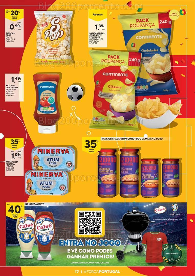 Antevisão Folheto CONTINENTE Europeu Promoções de 11 a 23 junho