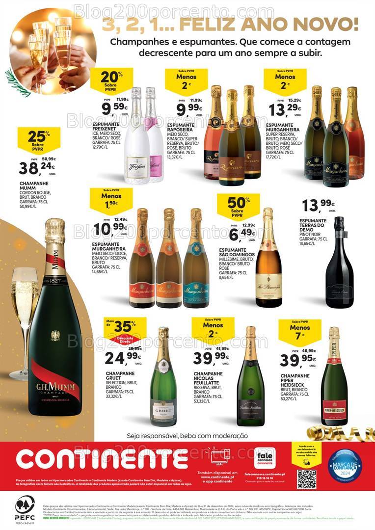 Antevisão Folheto CONTINENTE Especial Fim de Ano - 26 a 31 dezembro