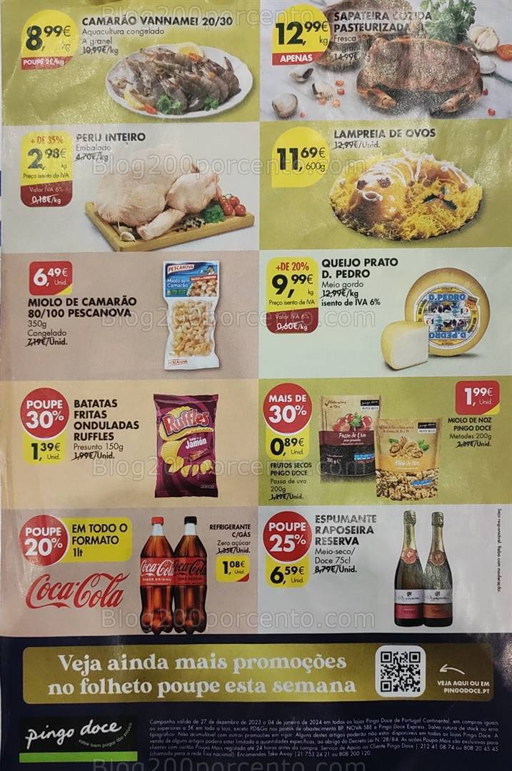 Antevisão Folheto PINGO DOCE Extra Fim de Ano - 27 dezembro a 4 janeiro