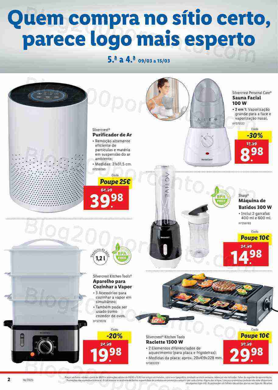 Antevisão Folheto LIDL Bazar Extra Abrantes Promoções de 9 a 15 março