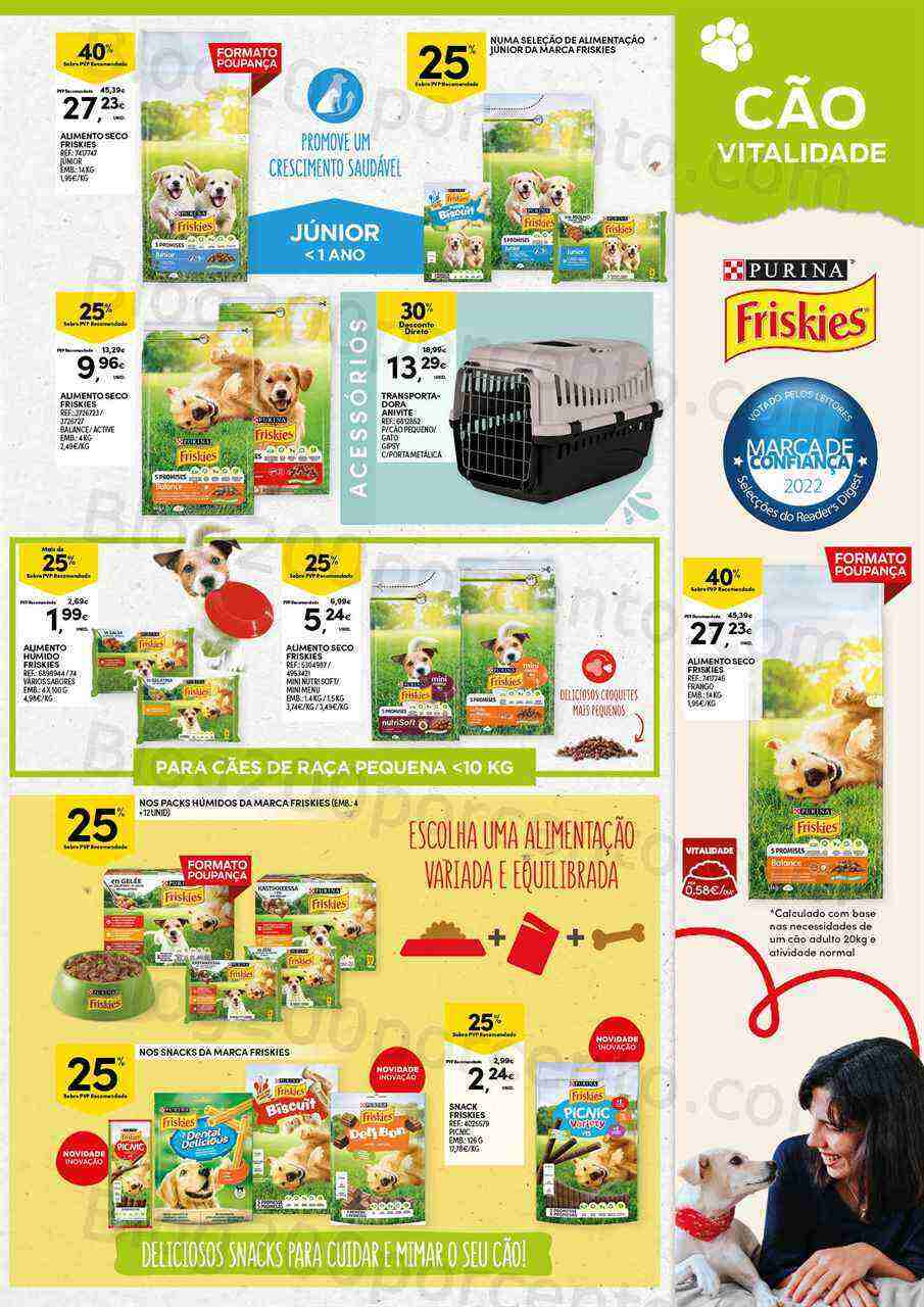 Antevisão Folheto CONTINENTE Feira Animal Promoções de 11 a 23 abril