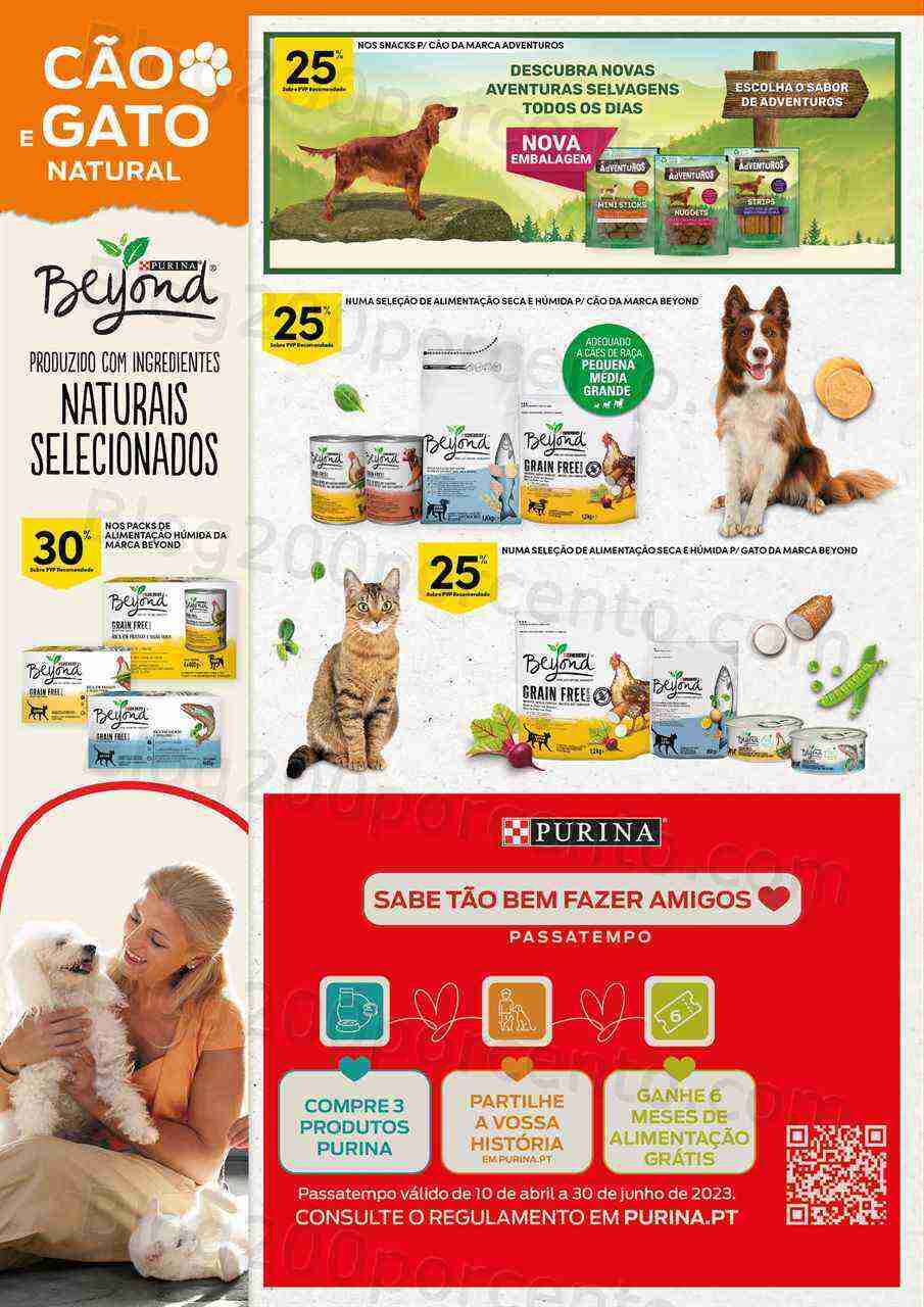 Antevisão Folheto CONTINENTE Feira Animal Promoções de 11 a 23 abril