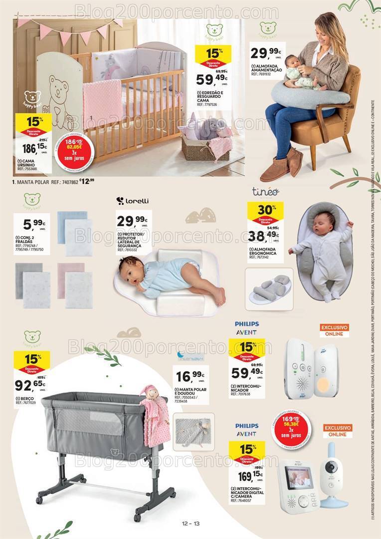 Antevisão Folheto CONTINENTE Feira do Bebé Promoções de 16 a 28 janeiro