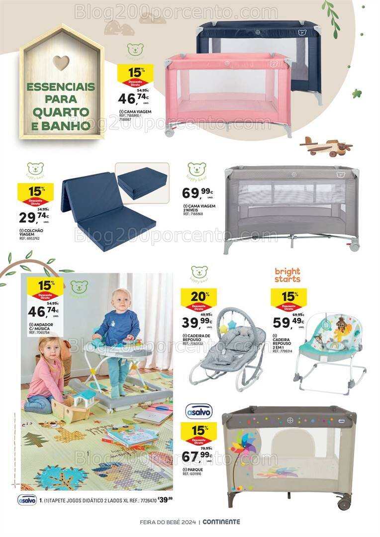 Antevisão Folheto CONTINENTE Feira do Bebé Promoções de 16 a 28 janeiro